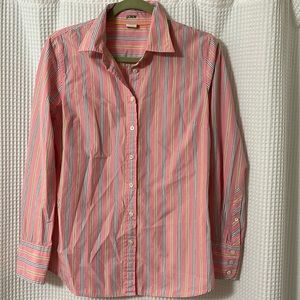 VTG J.Crew Button Down Pink, Blue, Yellow M Slim Fit
